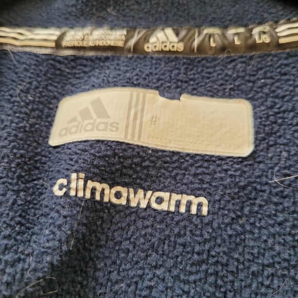 Michigan Wolverines adidas full-zip polyester/fleece hooded sweatshirt, Large - Picture 3 of 4